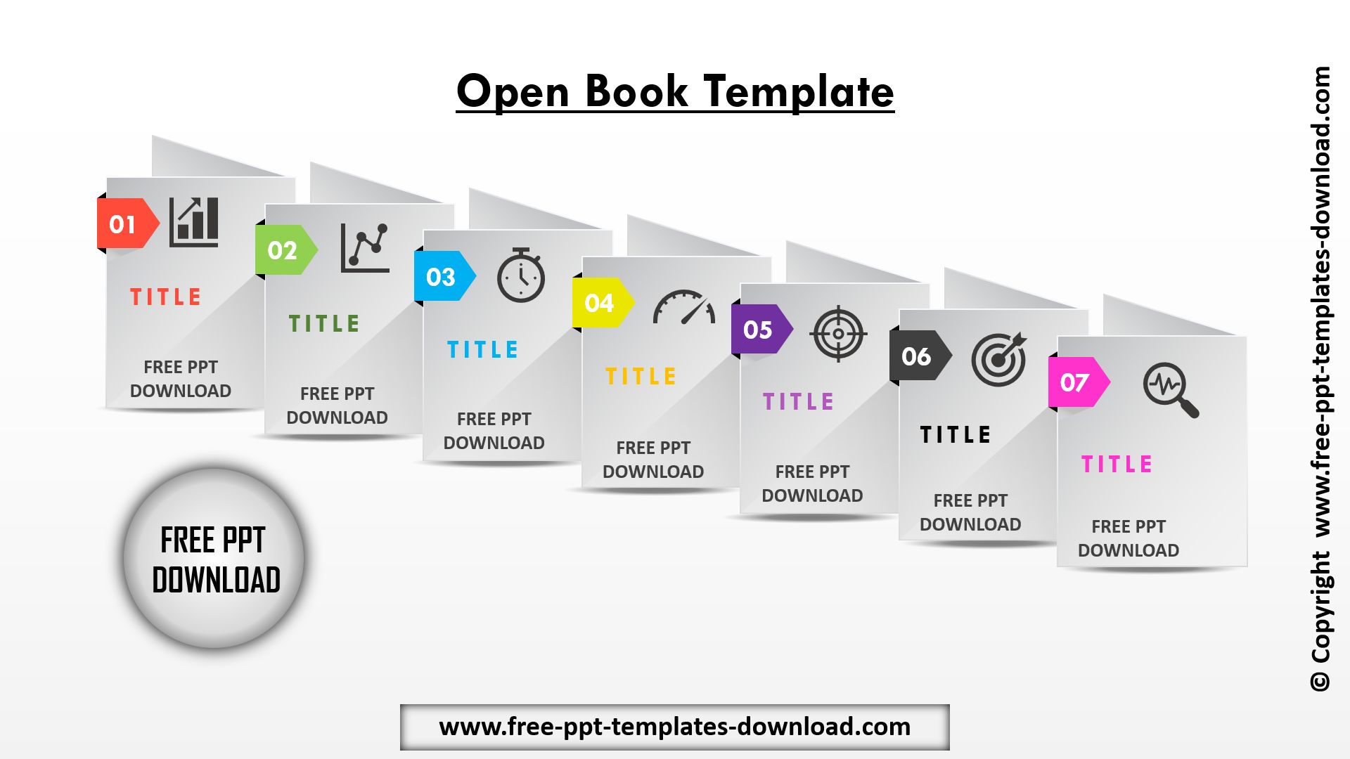 Detail Book Powerpoint Template Free Download Nomer 36
