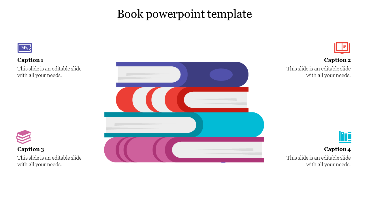 Detail Book Powerpoint Template Free Download Nomer 41
