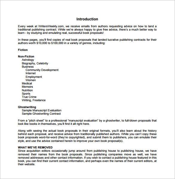 Detail Book Proposal Template Nomer 24