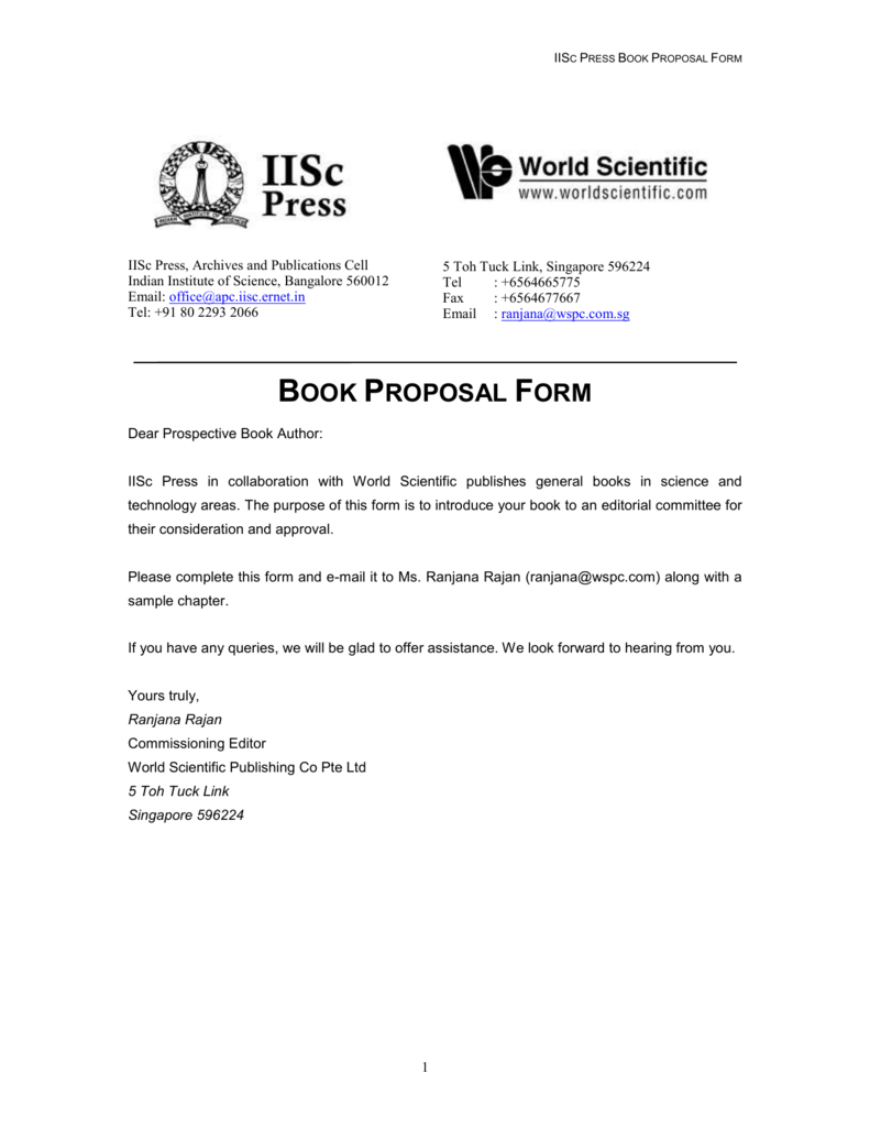 Detail Book Proposal Template Nomer 40