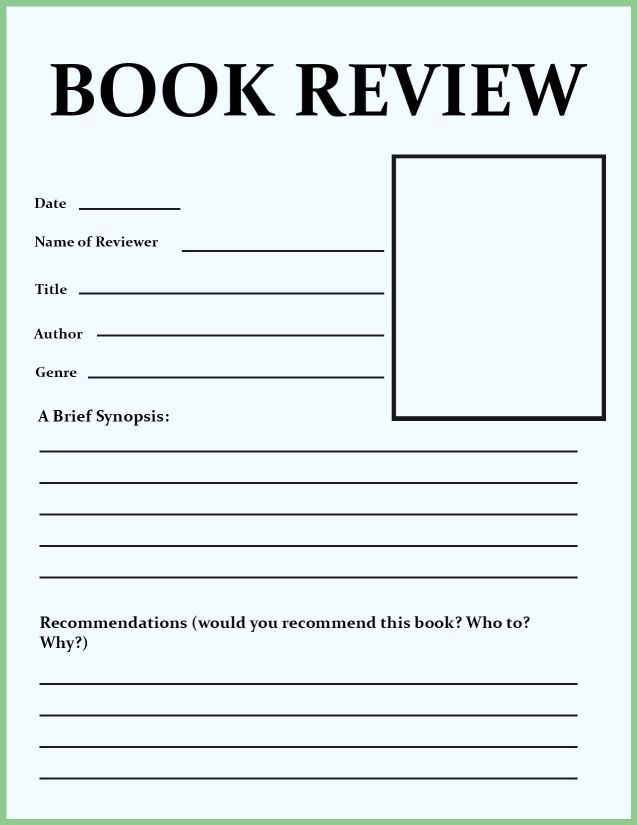 Detail Book Reflection Template Nomer 3
