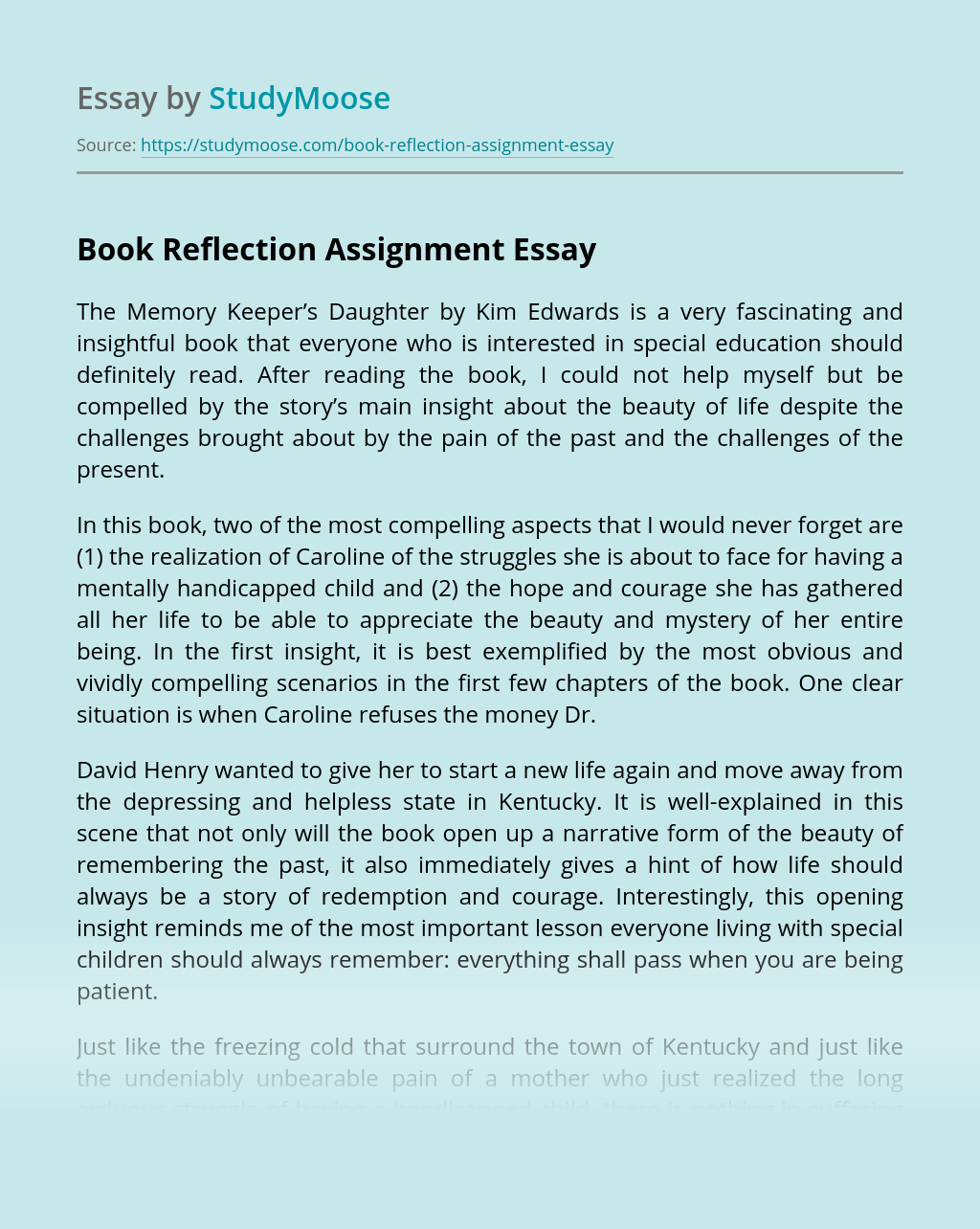 Detail Book Reflection Template Nomer 26