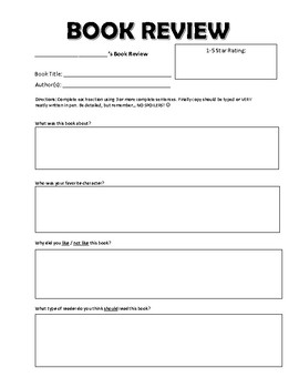 Detail Book Reflection Template Nomer 5