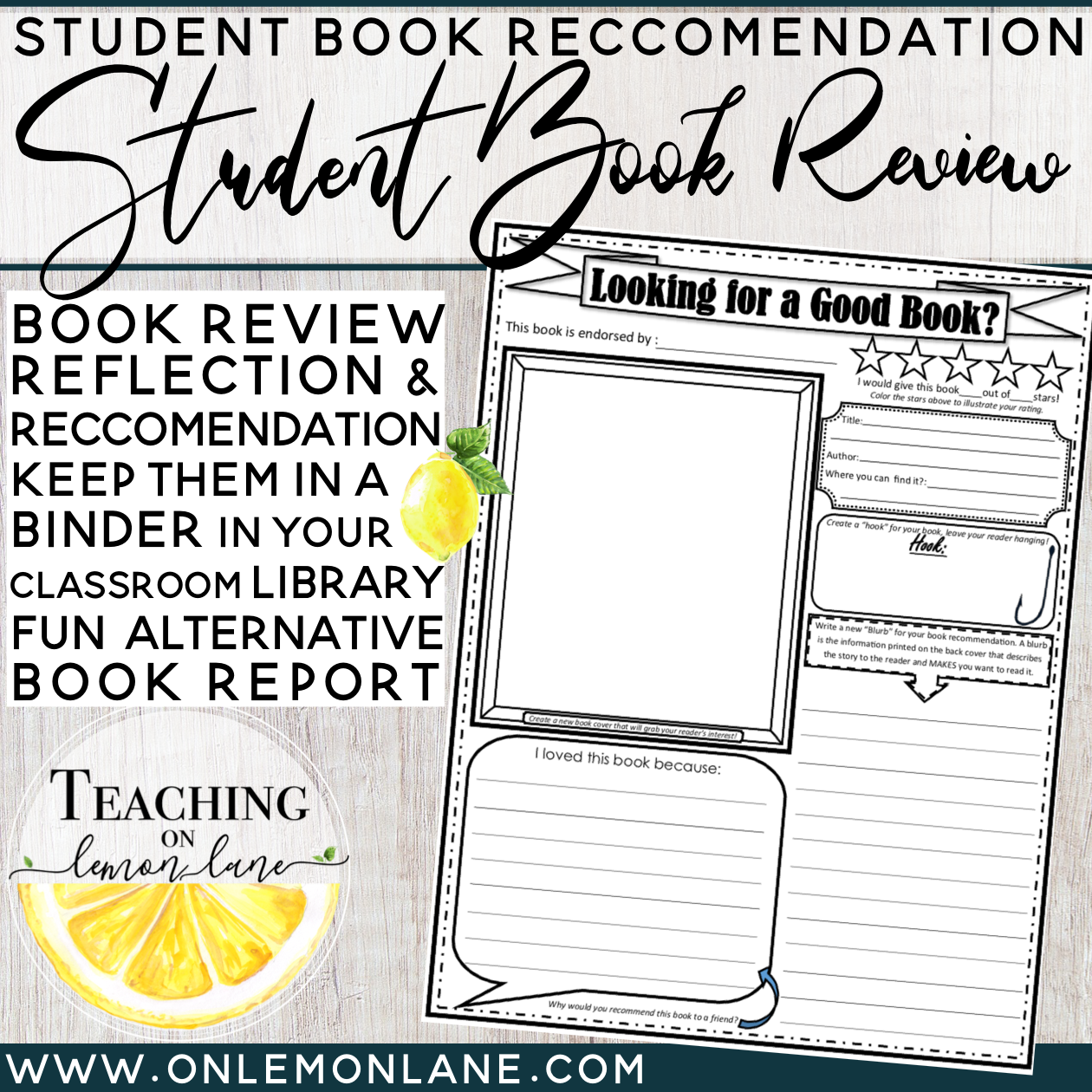 Detail Book Reflection Template Nomer 42