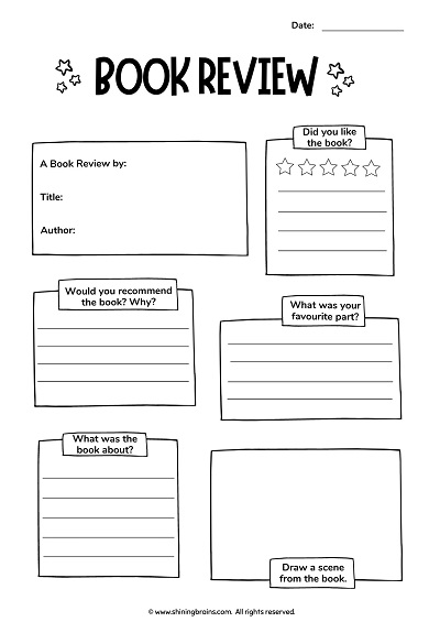 Detail Book Reflection Template Nomer 9