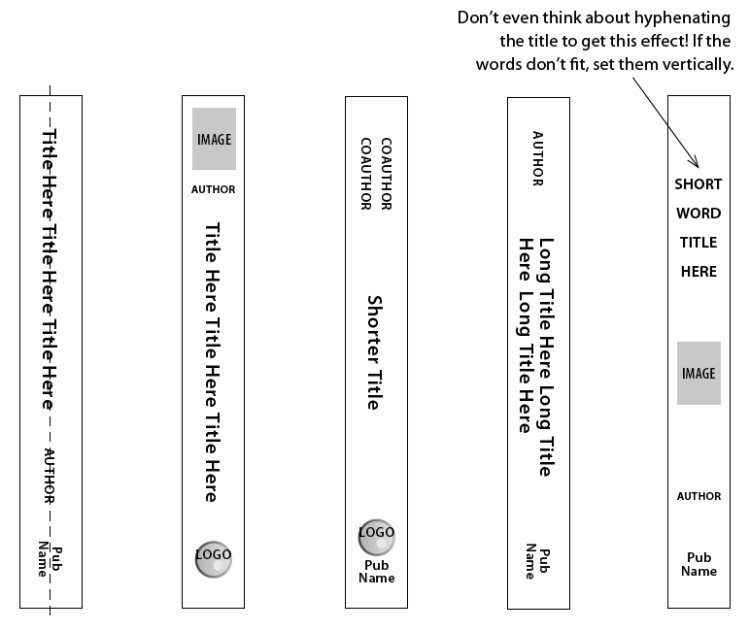 Detail Book Spine Design Template Nomer 36