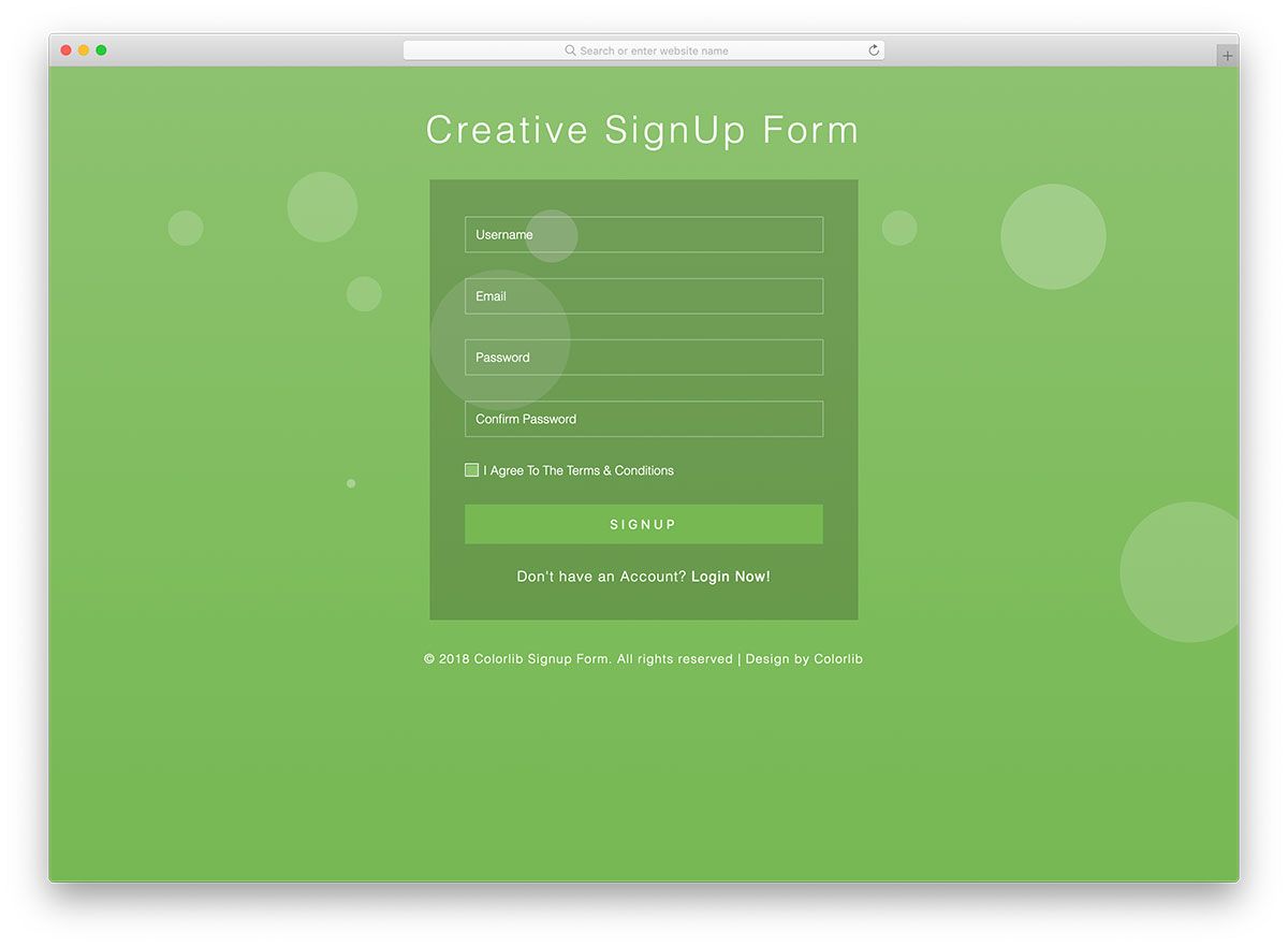 Detail Booking Form Design Template Nomer 29