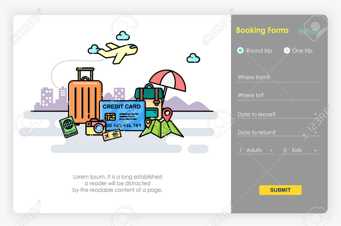 Detail Booking Form Design Template Nomer 51