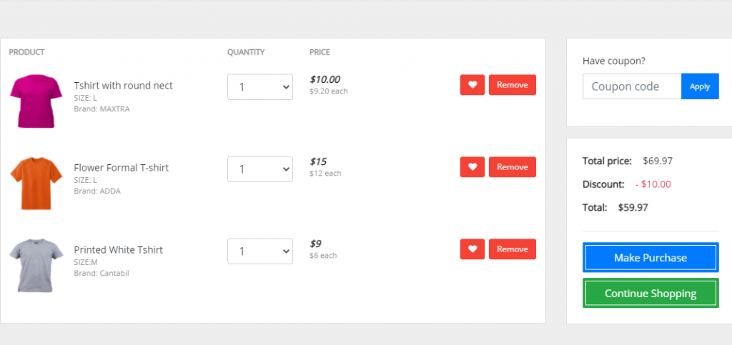 Detail Bootstrap 3 Cart Template Nomer 17