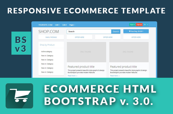 Detail Bootstrap 3 Cart Template Nomer 54