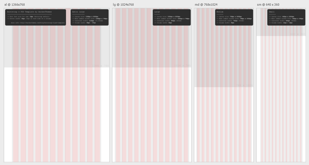 Detail Bootstrap 3 Grid Template Nomer 15