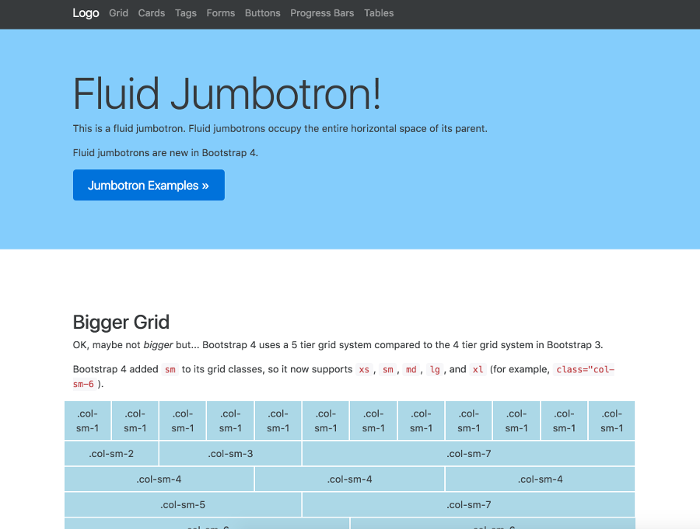 Detail Bootstrap 3 Grid Template Nomer 23