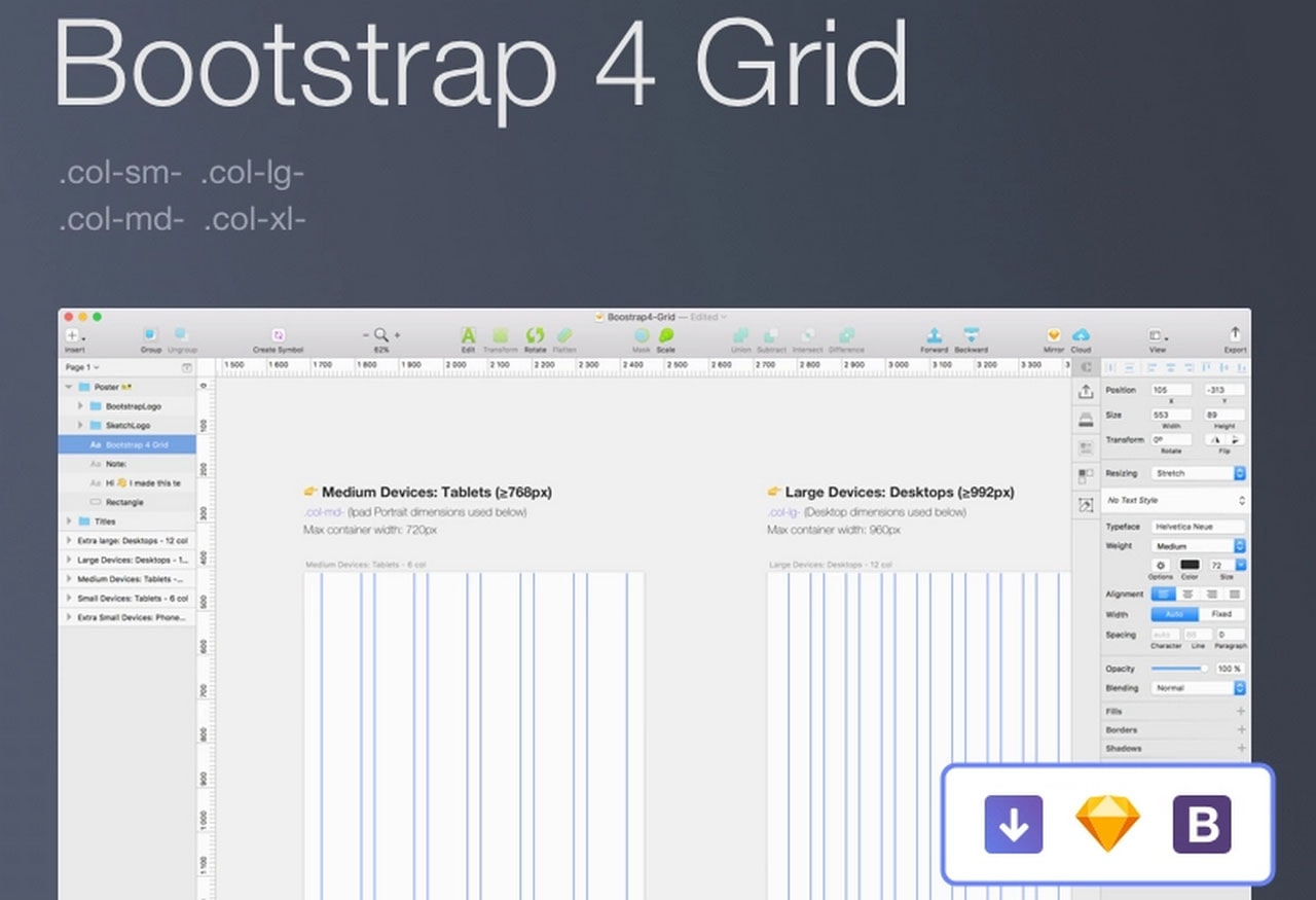Detail Bootstrap 3 Grid Template Nomer 45