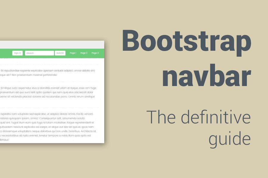 Detail Bootstrap 3 Navbar Template Nomer 27