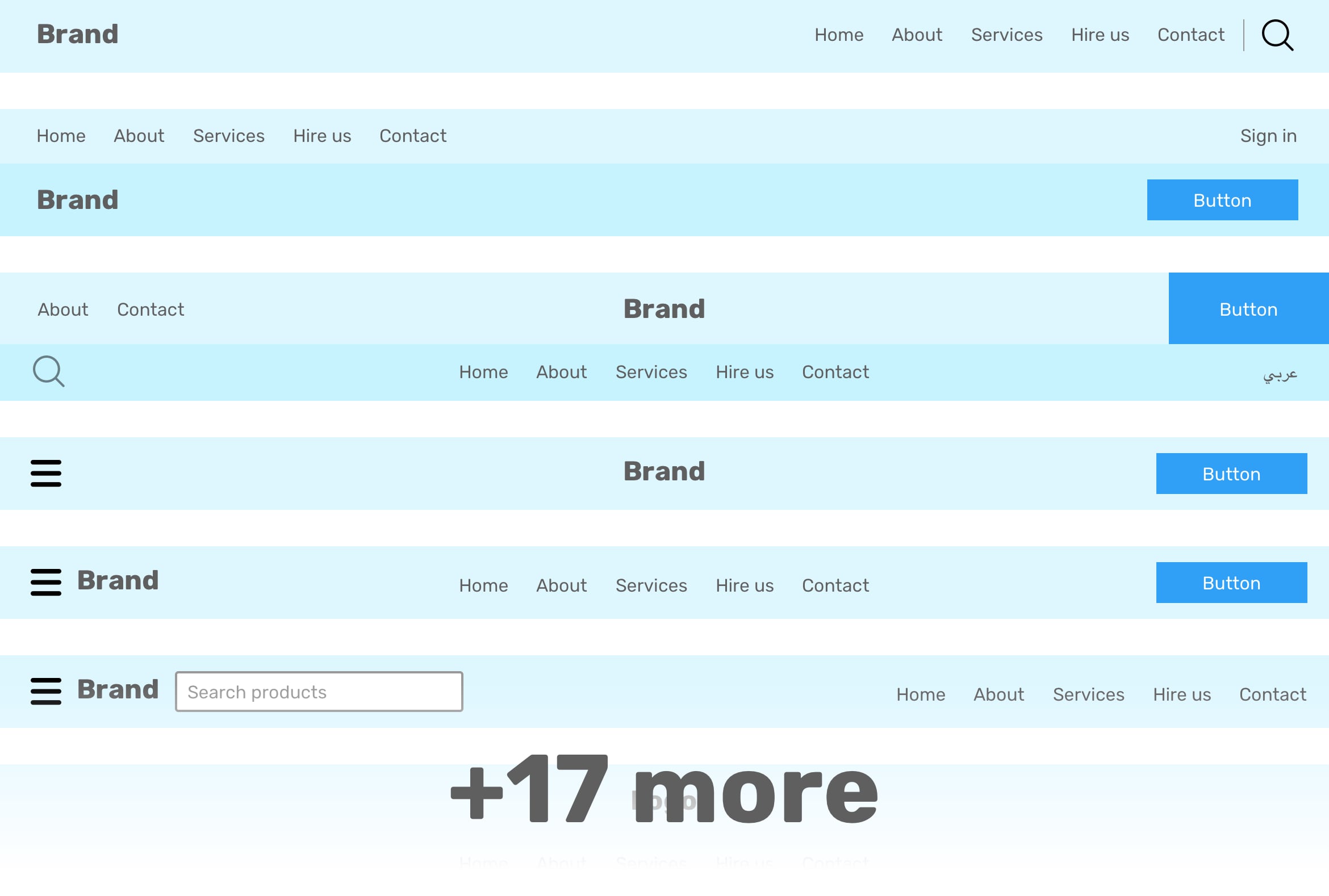 Detail Bootstrap 3 Navbar Template Nomer 5