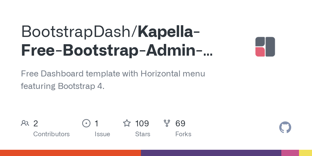 Detail Bootstrap 4 Admin Template Horizontal Menu Free Nomer 51