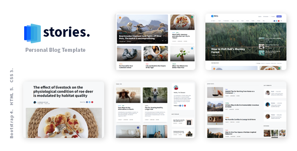 Detail Bootstrap 4 Blog Template Free Nomer 16