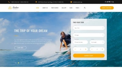 Detail Bootstrap 4 Booking Template Nomer 16