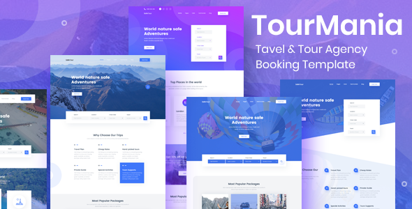 Detail Bootstrap 4 Booking Template Nomer 4