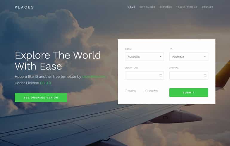 Detail Bootstrap 4 Booking Template Nomer 30