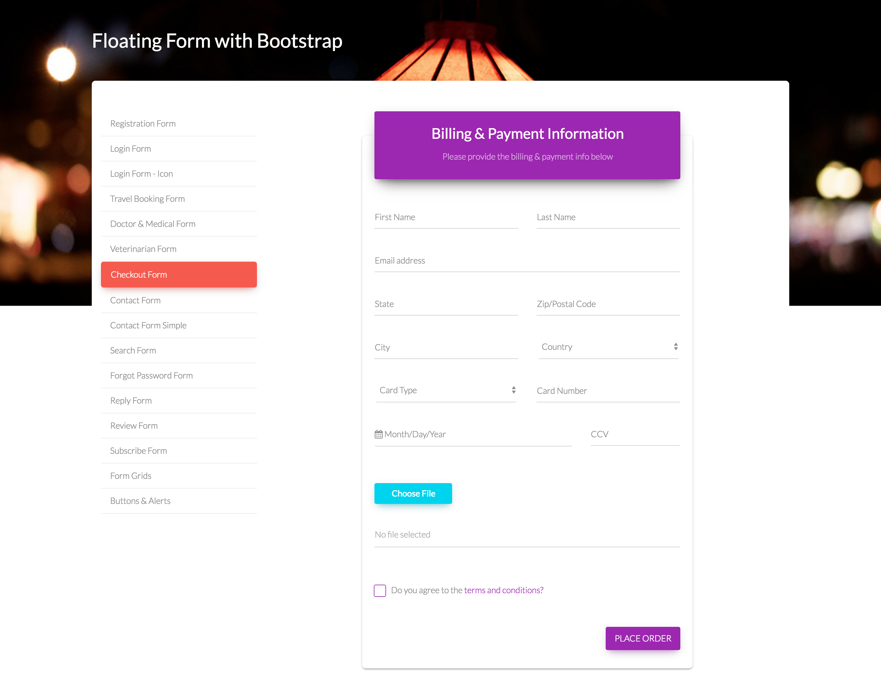 Detail Bootstrap 4 Booking Template Nomer 33