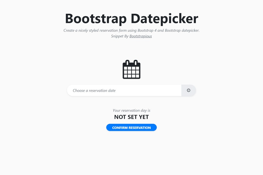 Detail Bootstrap 4 Booking Template Nomer 40