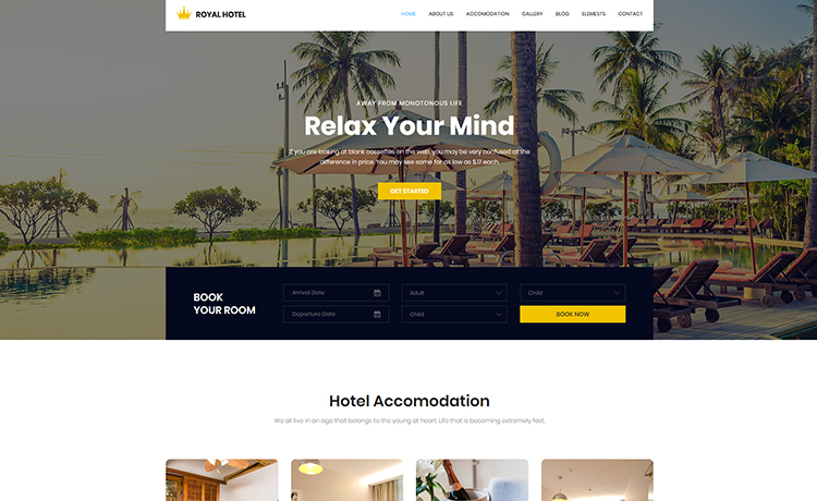 Detail Bootstrap 4 Booking Template Nomer 7