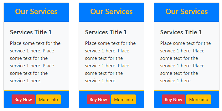 Detail Bootstrap 4 Cards Template Nomer 13