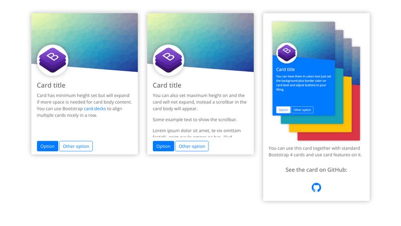 Bootstrap 4 Cards Template - 56+ Koleksi Gambar