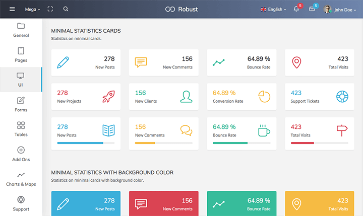 Detail Bootstrap 4 Cards Template Nomer 33