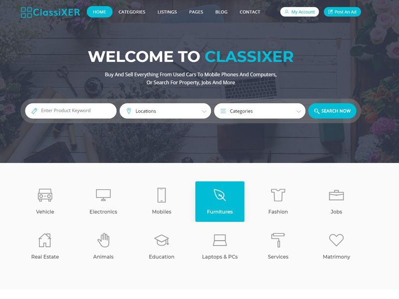 Detail Bootstrap 4 Classified Template Nomer 21