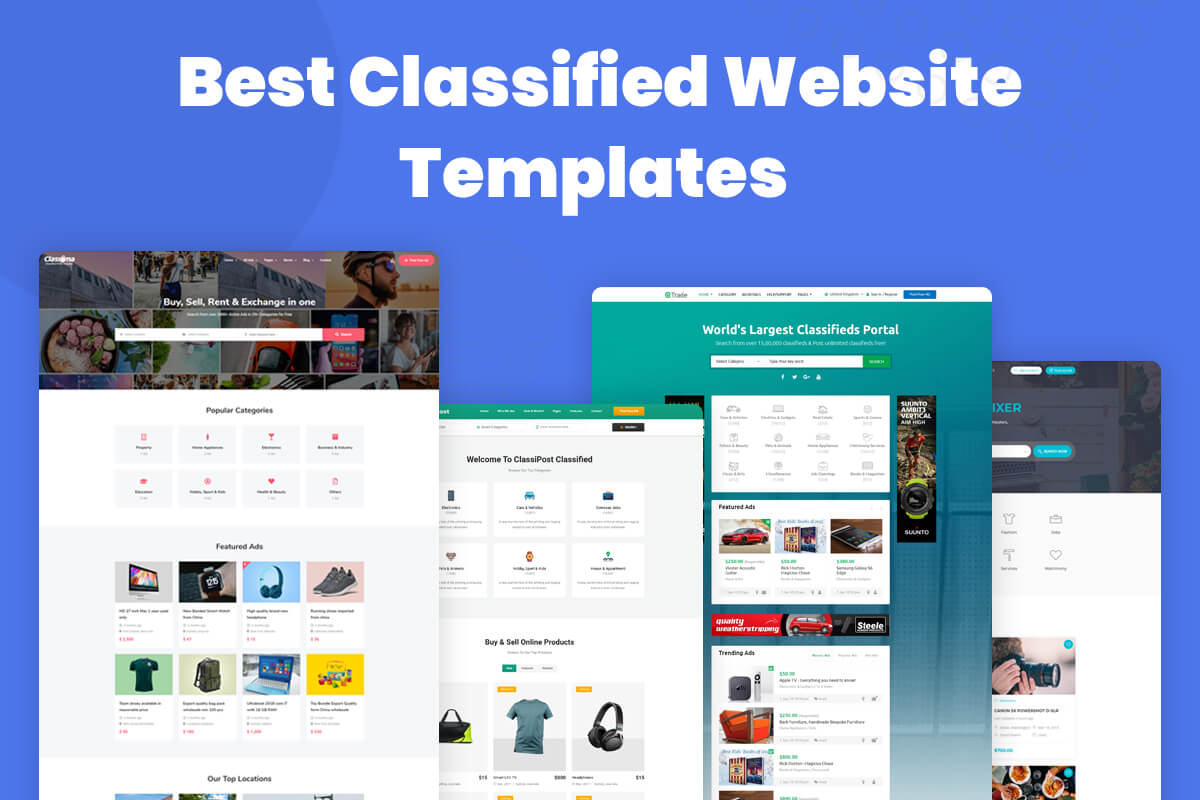 Detail Bootstrap 4 Classified Template Nomer 3