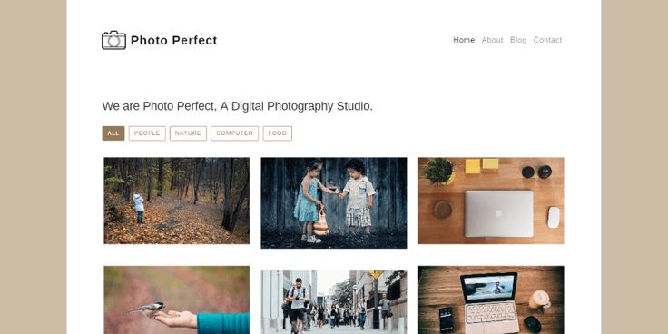 Detail Bootstrap 4 Gallery Template Nomer 43