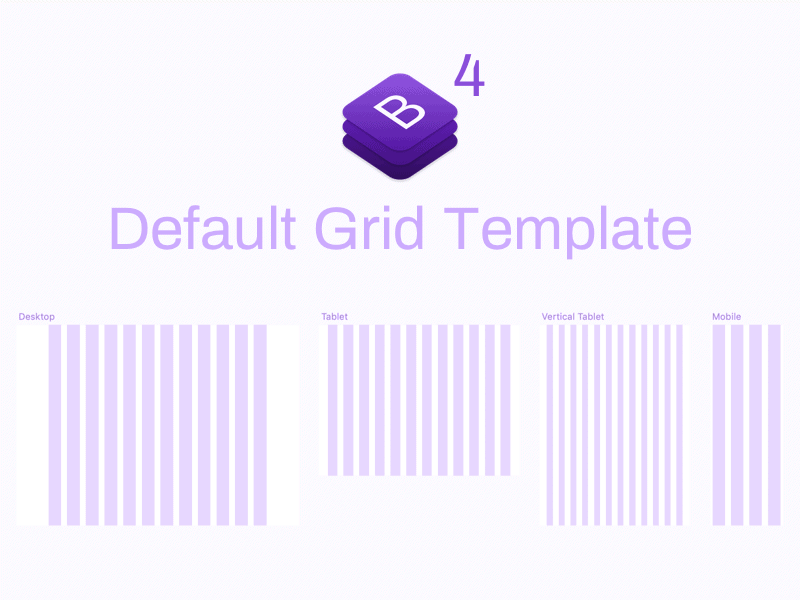 Detail Bootstrap 4 Grid Template Nomer 20