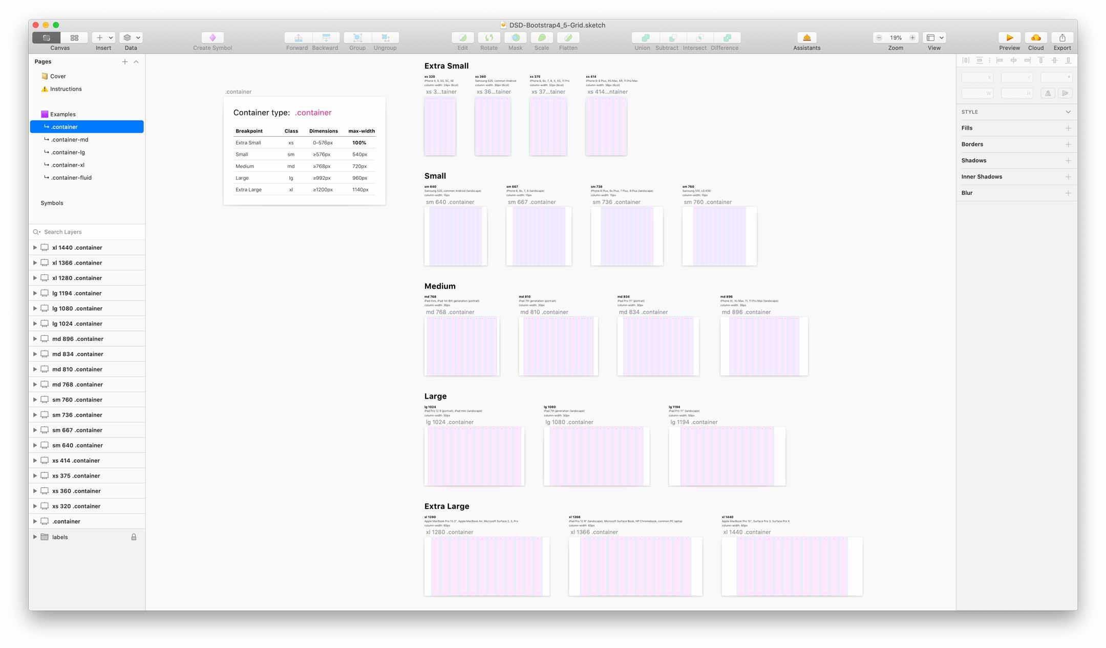 Detail Bootstrap 4 Grid Template Nomer 23