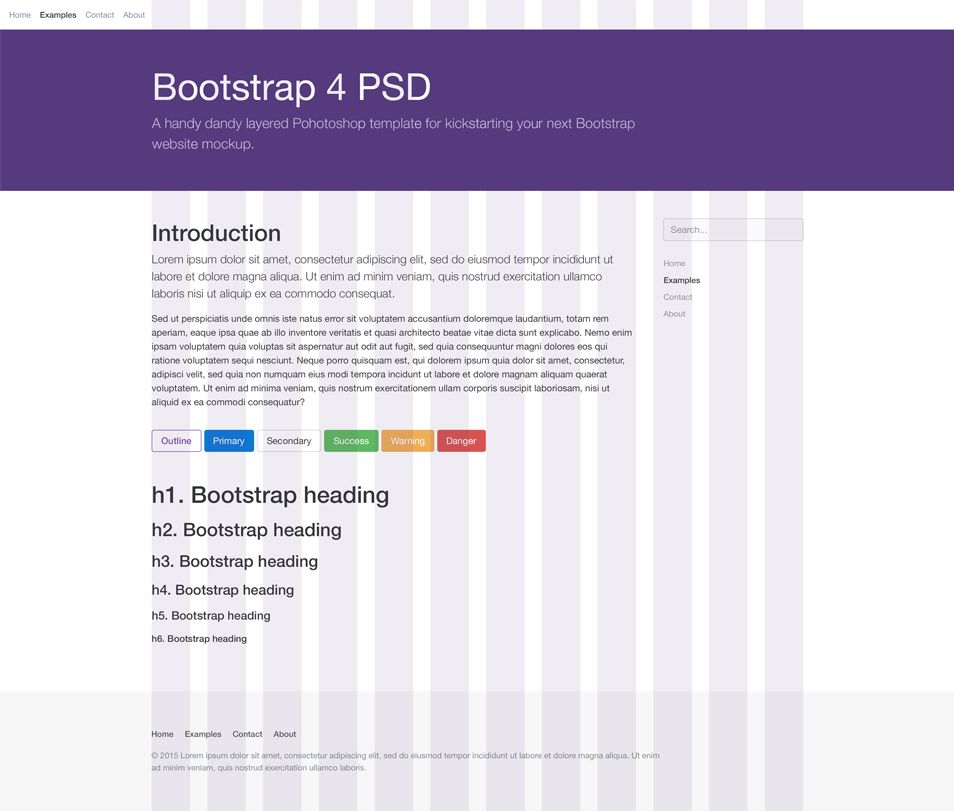 Detail Bootstrap 4 Grid Template Nomer 55