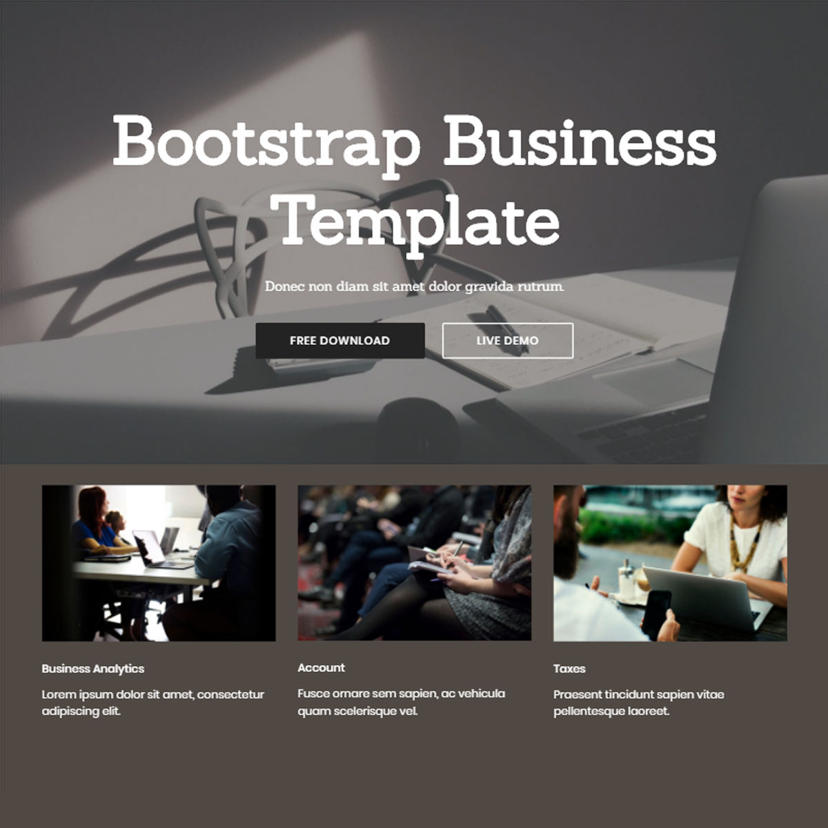 Detail Bootstrap 4 Magazine Template Free Nomer 52