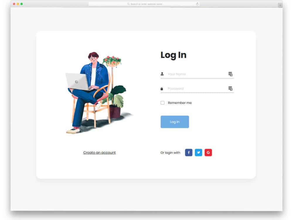 Detail Bootstrap 4 Template Codepen Nomer 17