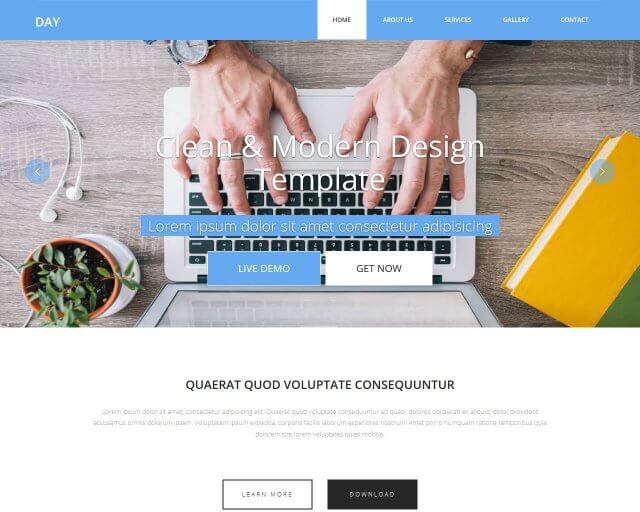 Detail Bootstrap 4 Template Download Free Nomer 23