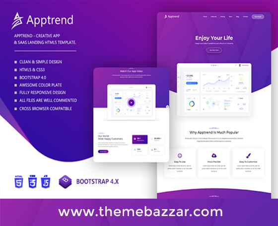 Detail Bootstrap 4 Wedding Template Nomer 42