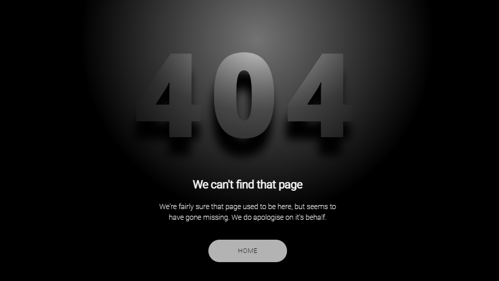 Detail Bootstrap 404 Page Template Nomer 8