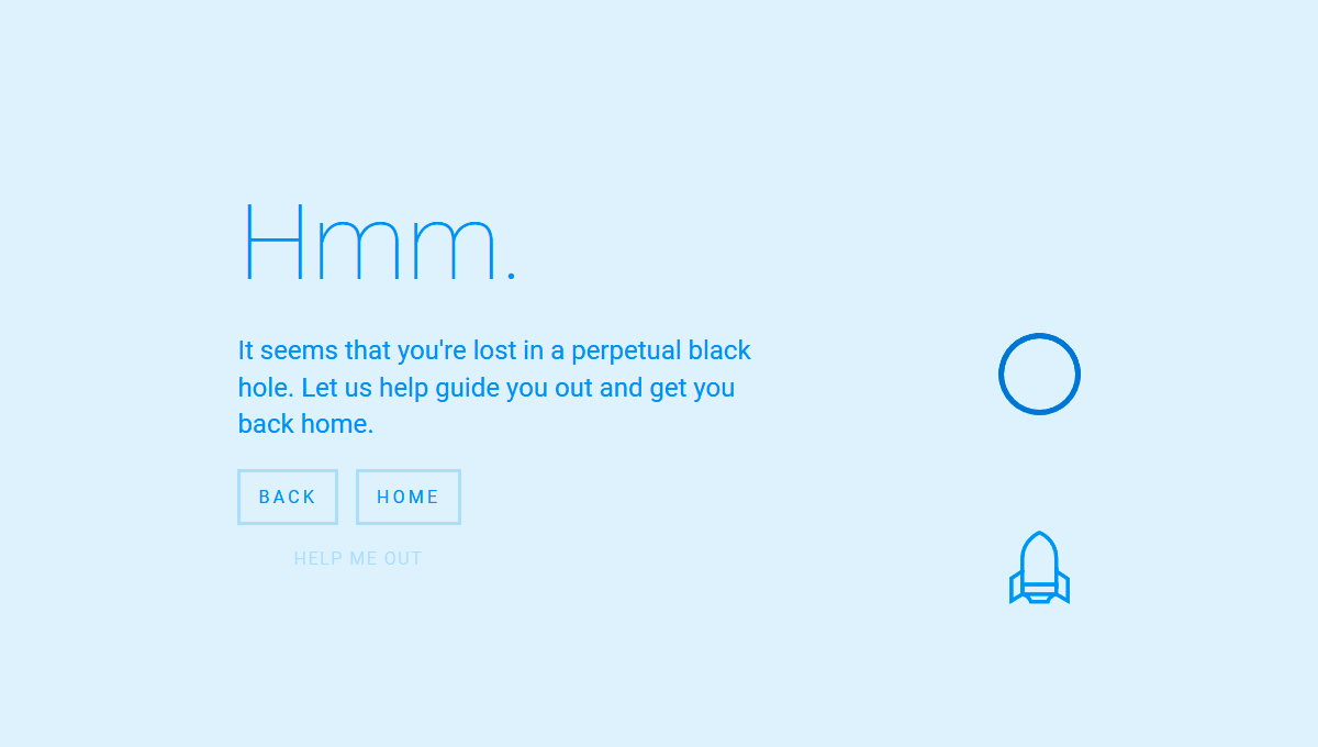 Detail Bootstrap 404 Page Template Nomer 3
