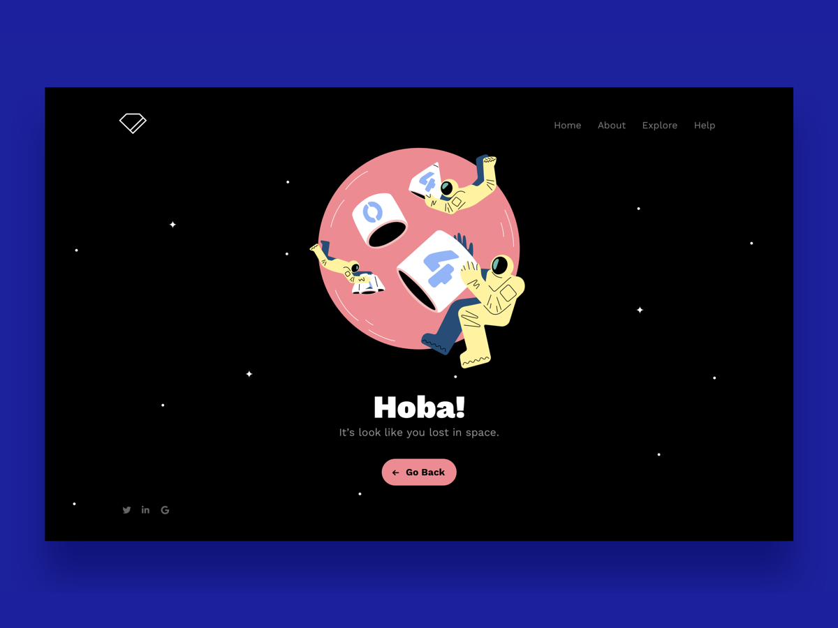Detail Bootstrap 404 Page Template Nomer 51