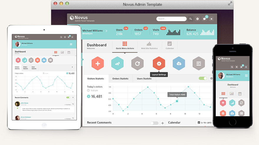 Download Bootstrap Admin Template Free 2015 Nomer 27