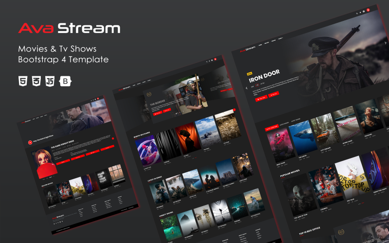 Detail Bootstrap Amp Template Nomer 12