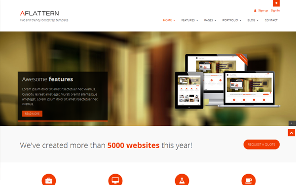 Detail Bootstrap Amp Template Nomer 16