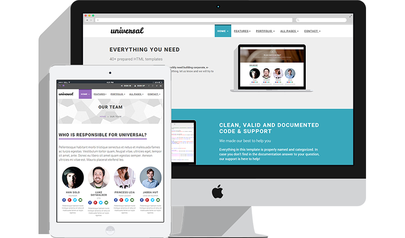 Detail Bootstrap Amp Template Nomer 32