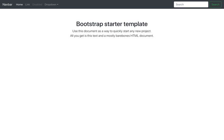 Detail Bootstrap Blank Template Nomer 14