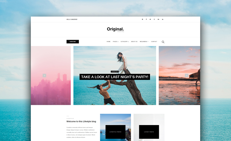 Detail Bootstrap Blog Template Free Nomer 2