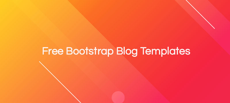 Detail Bootstrap Blog Template Free Nomer 25